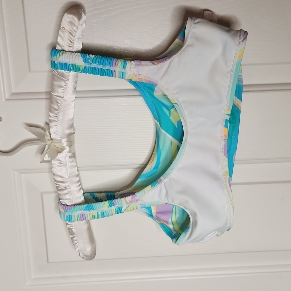 Ninety-Nine Degrees° Marble Print Bikini Top Size L NWOT - Picture 5 of 7